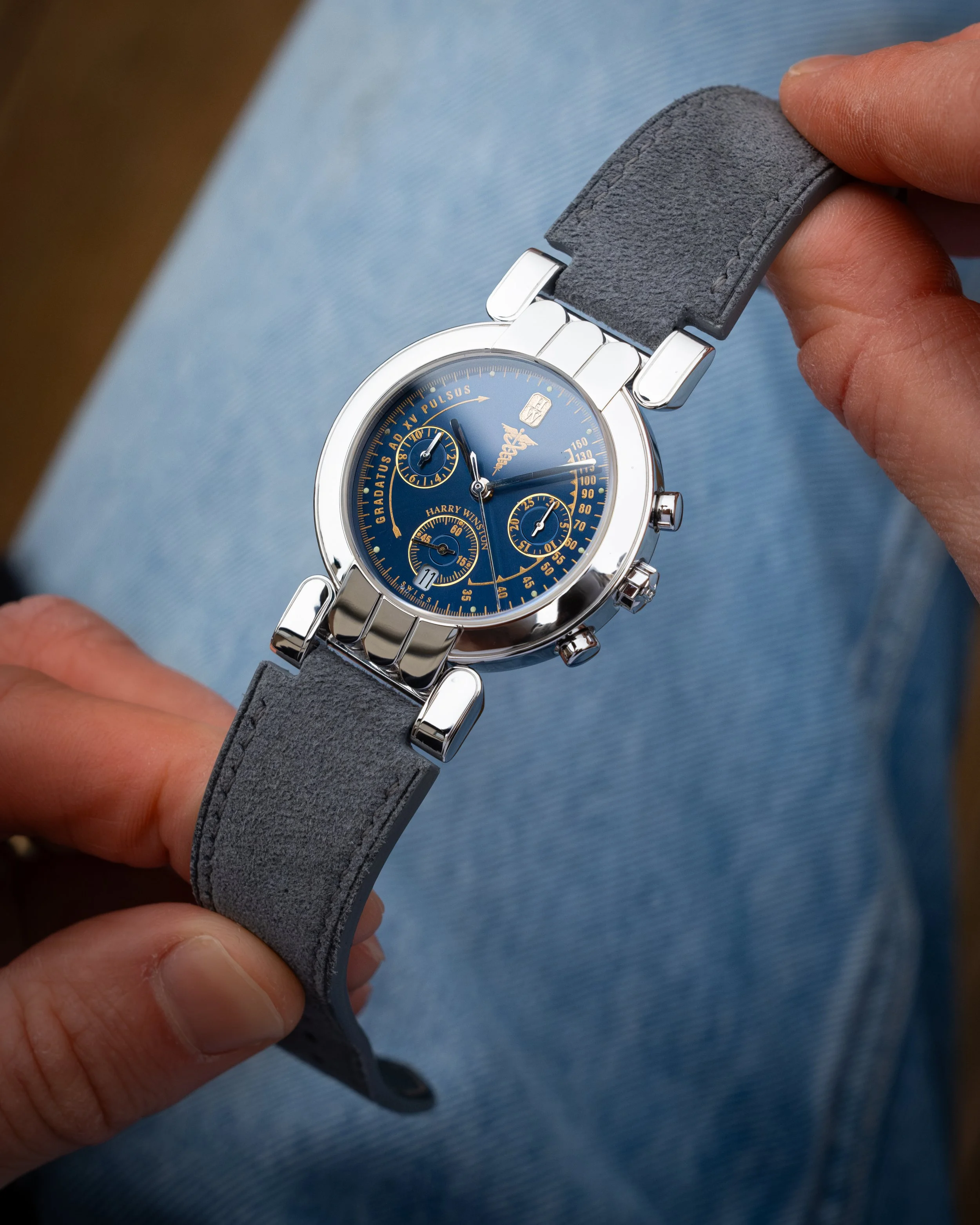 1990's Harry Winston Premier Chronograph 'Pulsations Dial